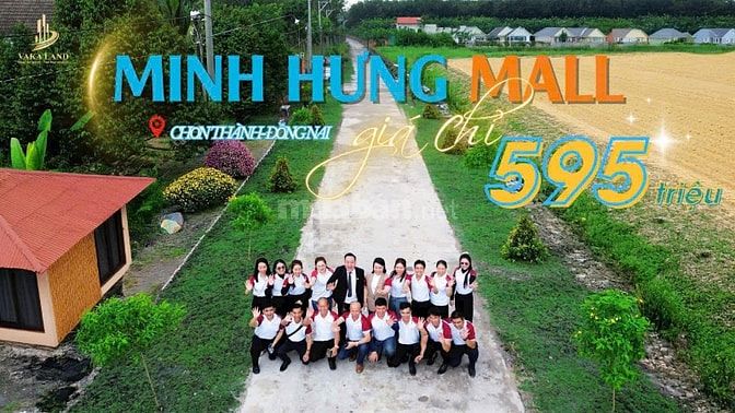 Đất nền 595tr/lô 220m2 trong KCN Minh Hưng