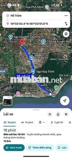 Bán nhà cấp 4, sổ hồng chính chủ, Hồ Tràm, TPHCM