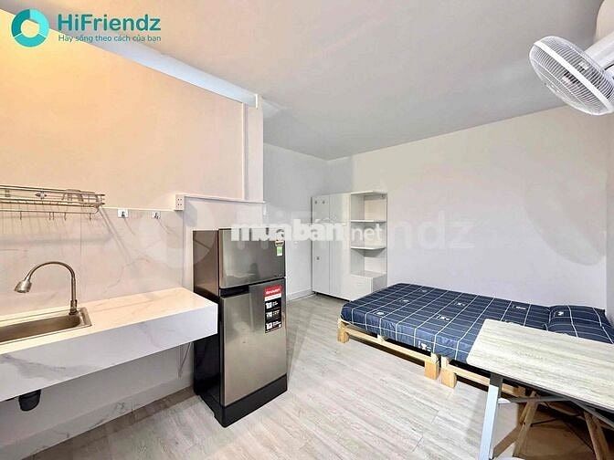 Studio full nội thất bancol siêu thoáng mát thuận tiện các trường dh
