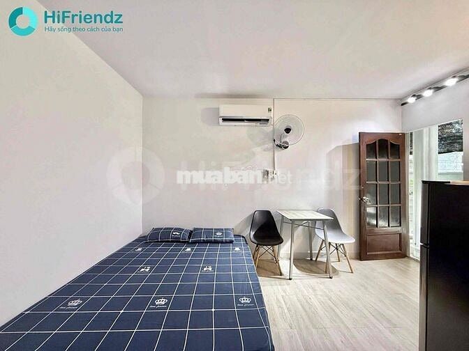 Studio full nội thất bancol siêu thoáng mát thuận tiện các trường dh