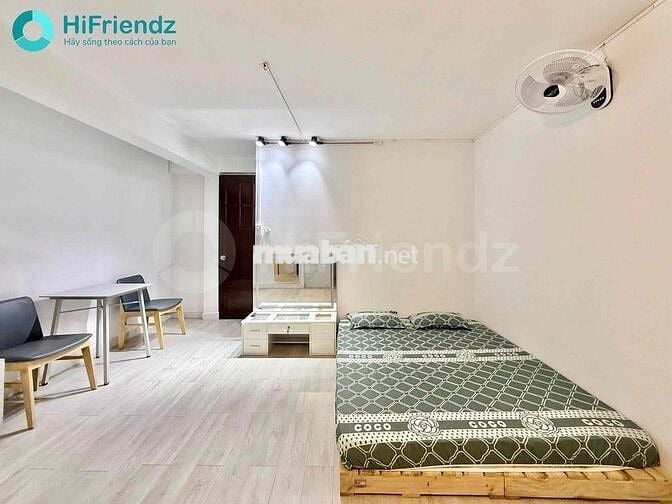 Studio full nội thất bancol siêu thoáng mát thuận tiện các trường dh