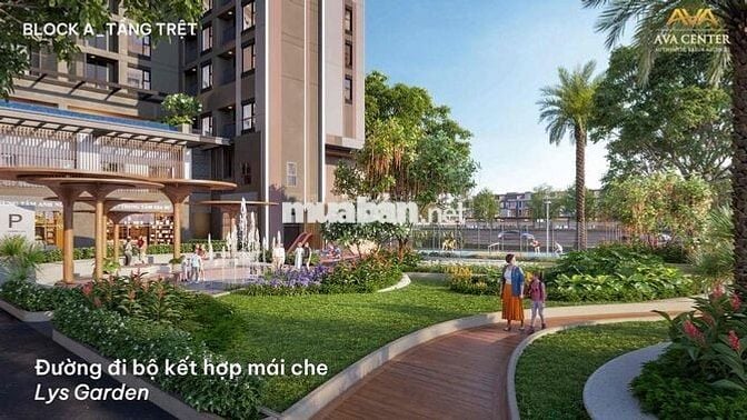 Căn hộ full nội thất Ava Center 2pn2wc liền kề ga metro, giá cđt.