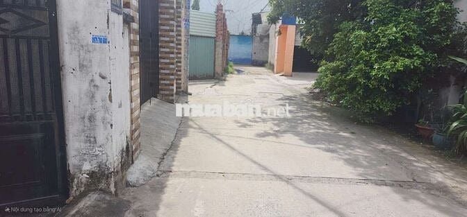 BÁN ĐẤT 6*27 TẶNG NHÀ CẤP 4 HẼM XE TẢI THÔNG