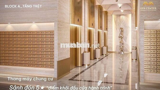 Căn hộ full nội thất Ava Center 2pn2wc liền kề ga metro, giá cđt.