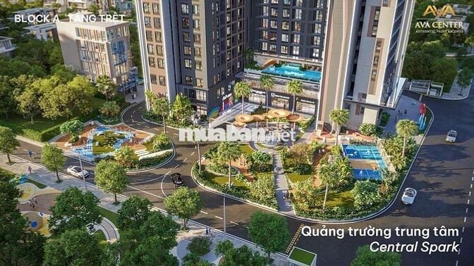 Căn hộ full nội thất Ava Center 2pn2wc liền kề ga metro, giá cđt.