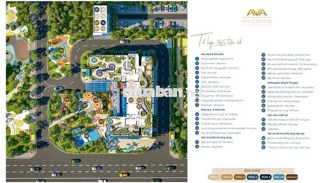 Căn hộ full nội thất Ava Center 2pn2wc liền kề ga metro, giá cđt.