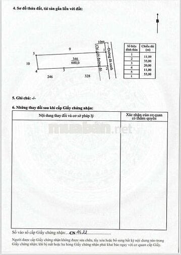 Đất thổ cư 600m2 một xec tỉnh lộ 824 xã Mỹ Hanh nam