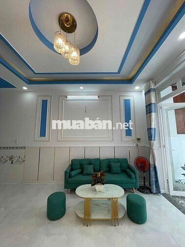 Nhà Hóc Môn 450tr 4.6x16m mặt tiền kinh doanh KDC Nhị Xuân