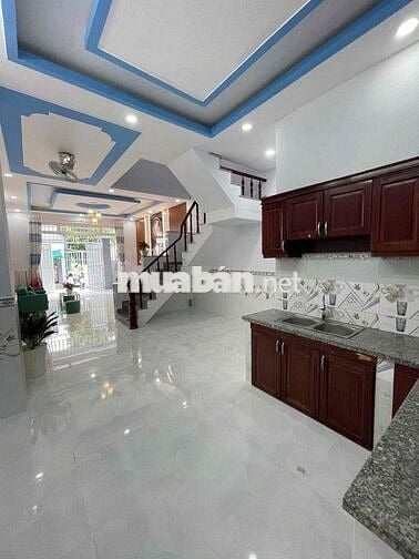 Nhà Hóc Môn 450tr 4.6x16m mặt tiền kinh doanh KDC Nhị Xuân