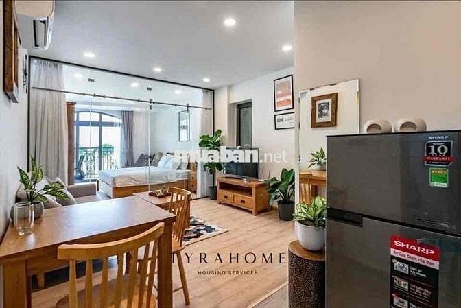 ✨ CĂN HỘ 1PN BAN CÔNG – VÁCH KÍNH TÁCH BẾP – NGAY HUỲNH VĂN BÁNH