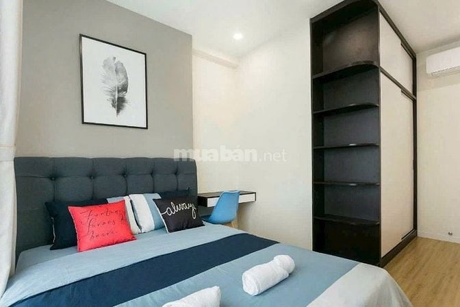 Chung cư Satra, Phan Đăng Lưu, PN: 90m2, 2p ngủ, nhà mới, 16triệu