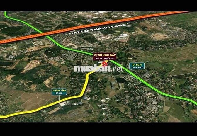 Chính chủ bán đất 100m2 gần hoa thị vệ tinh Hoà Lạc