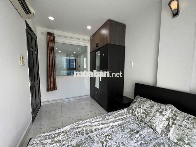 CHO THUÊ PHÒNG CHDV 1 PHÒNG NGỦ, CỬA SỔ TRỜI FULL NỘI THẤT GẦN SÂN BAY