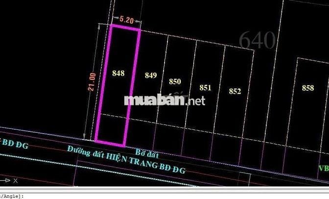 Bán đất 5,2 X 21m 1/ Hà Duy Phiên cào 200m Xã Bình Mỹ, mật độ xây 86%