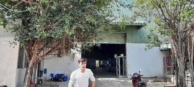 Nhà xưởng cho thuê phường hiệp thành quận 12 dt: 1200m giá 65 triêu/th