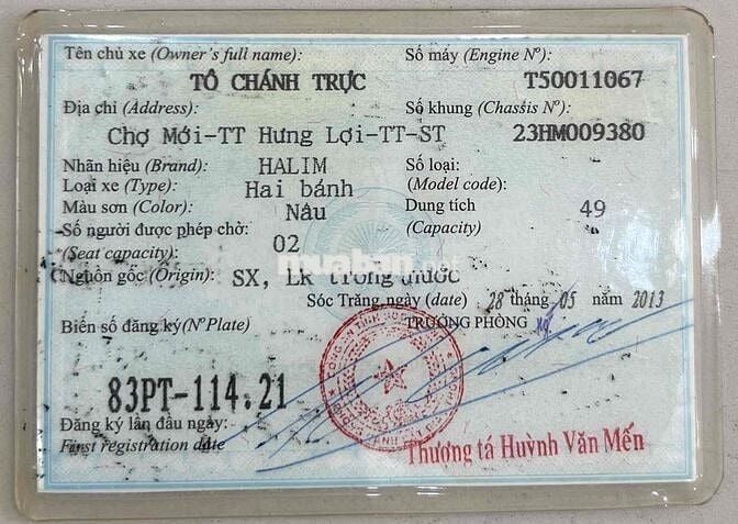 Dream Hàn Quốc 50cc, Đk 2013, Máy Cực Êm.