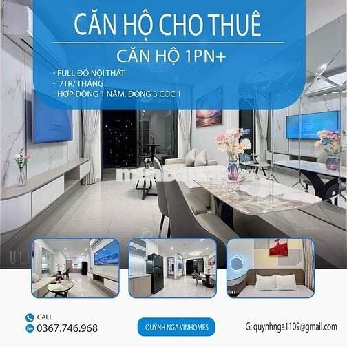 Cho thuê căn hộ tại Vinhome Ocean Park