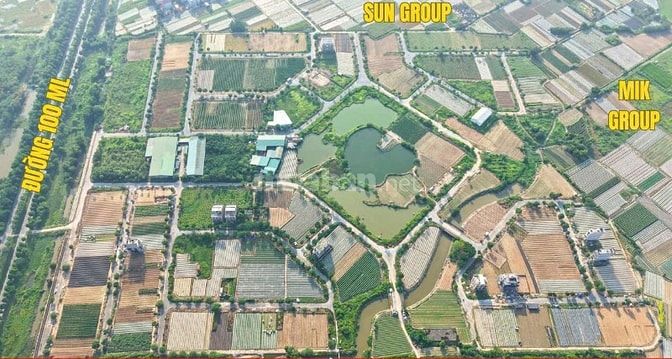 Đón sóng đầu tư cầu thượng cát,Sun Group 205Ha Mê Linh