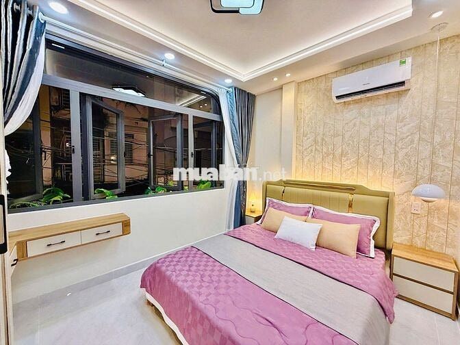 CỰC PHẨM HXH THÔNG XVNT ĐINH BỘ LĨNH - 4 TẦNG FULL NỘI THẤT + SAUNA