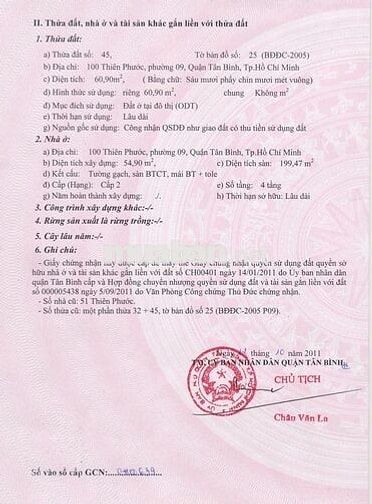 Bán nhà mặt phố Thiên Phước, 17 tỷ, 199m2, view đẹp, Tân Bình, HCM