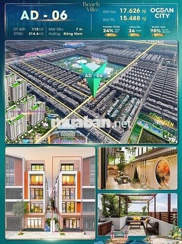 Căn hiếm – vị trí vàng – tại Vinhomes Ocean Park 3. Chỉ 13x triệu/m2.
