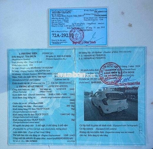 Kia Morning 2014 1.25 MT - 1100 km