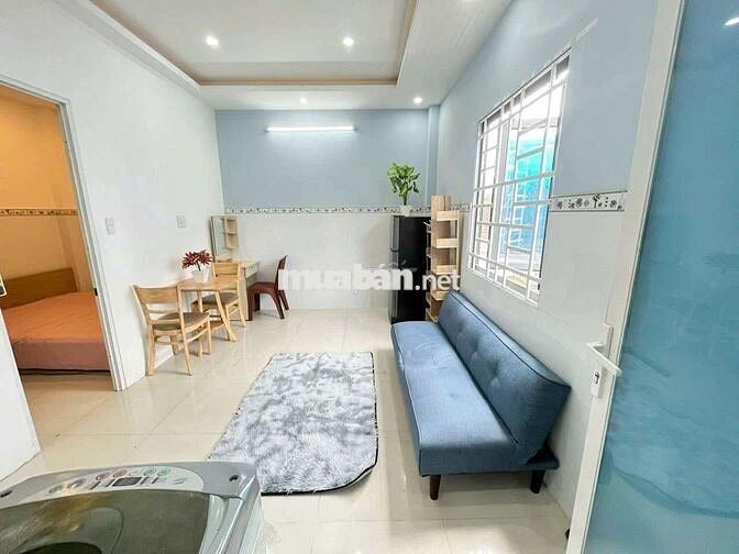 Căn Hộ 1 Phòng Ngủ 40m2 Máy Giặt Riêng Tòa Nhà Thang Máy