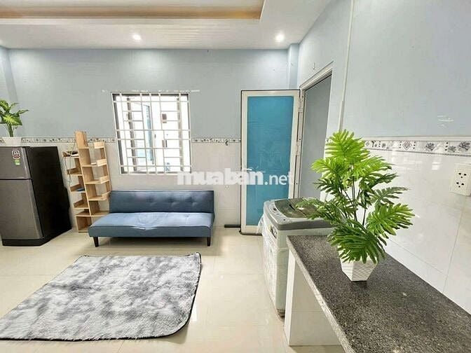 Căn Hộ 1 Phòng Ngủ 40m2 Máy Giặt Riêng Tòa Nhà Thang Máy
