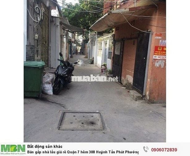 bán nhà mặt tiền kinh doanh tốt, siêu đẹp, cách kcx Tân Thuận 200m