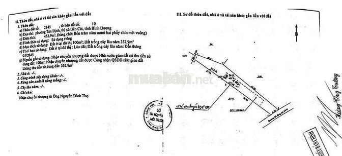Ngân hàng thanh lý 492 m² đất ở tại Bến Cát, Bình Dương