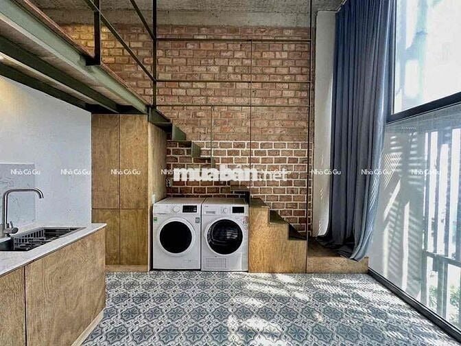 CĂN HỘ BAN CÔNG - MÁY GIẶT RIÊNG 40M2 ĐỐI DIỆN E.TOWN - NHÀ GA T3