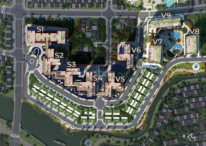 Căn hộ Q7 view sông,  Sunshine Sky City cao cấp Q7 liền kề Phú Mỹ Hưng