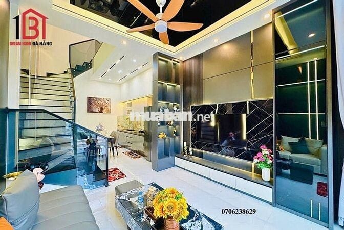 🔴🆘 Nhà quận Thanh Khê 🆘 mới đẹp 3 tầng kiệt ô tô đường Nguyễn Như Hạnh