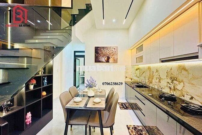 🔴🆘 Nhà quận Thanh Khê 🆘 mới đẹp 3 tầng kiệt ô tô đường Nguyễn Như Hạnh