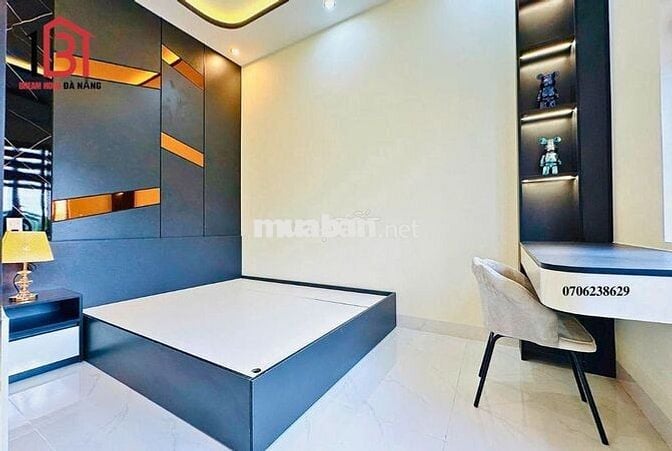 🔴🆘 Nhà quận Thanh Khê 🆘 mới đẹp 3 tầng kiệt ô tô đường Nguyễn Như Hạnh