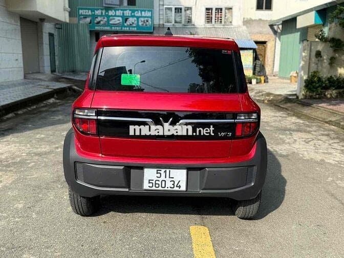 VinFast VF3 2024 Thuê Pin 900k Màu Đỏ xe đẹp