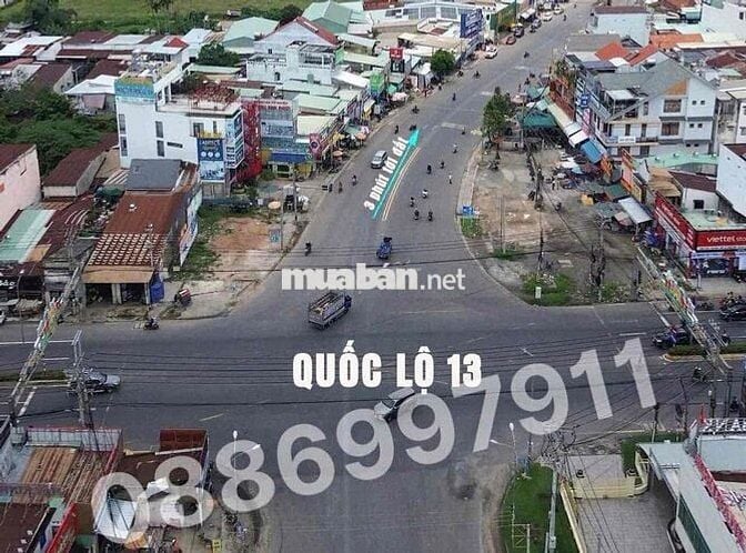 đất Cách Kcn chơn thành 1.5km - gần ngã 4 chơn thành ql13