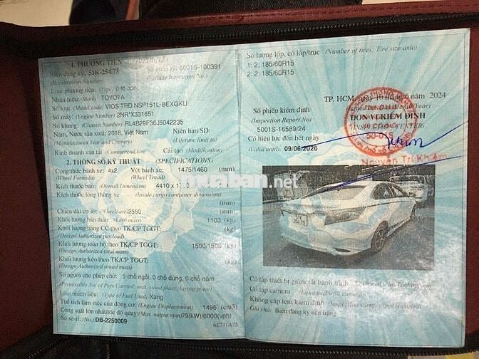 Toyota Vios 2018 1.5 TRD - 64000 km