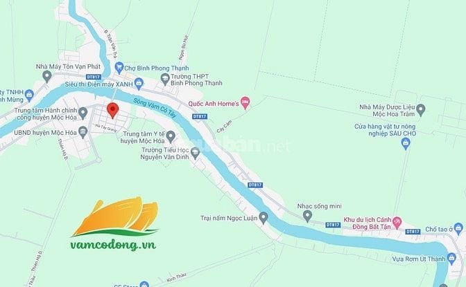 Nền 90m2 thổ cư (5x18) KDC cán bộ công chức huyện Mộc Hóa giá 1 tỷ