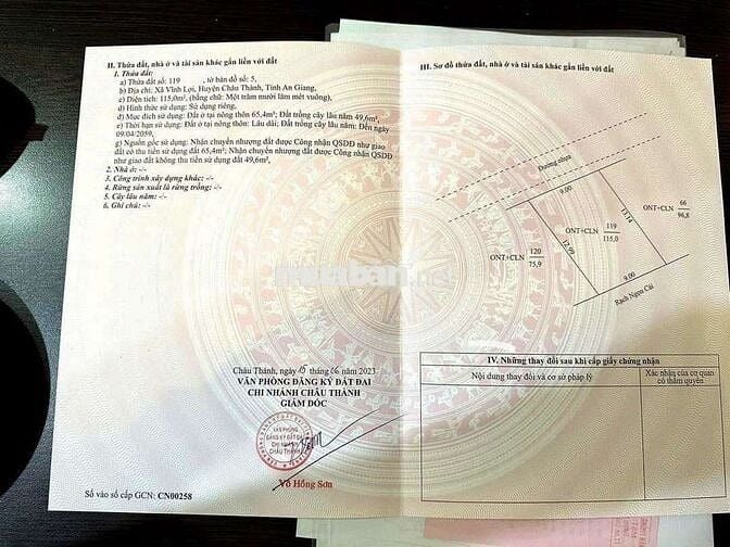 Bán gấp nền thổ cư giá 420tr gần chợ Vĩnh Lợi ngang9mxdai13m