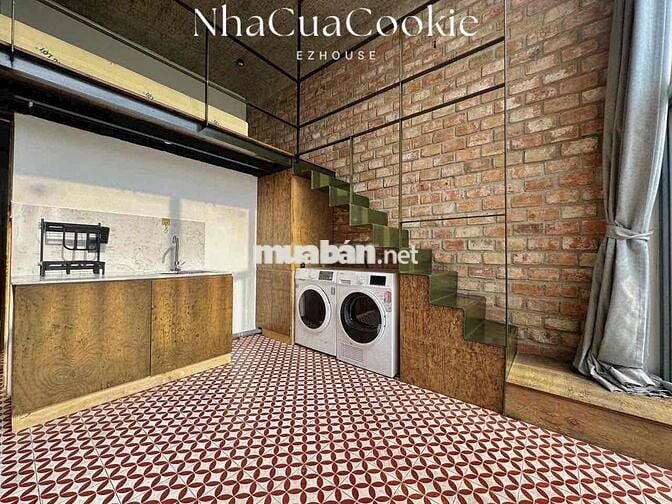 Duplex máy giặt sấy riêng, full NT, gác cao, vintage style📍Cộng Hoà