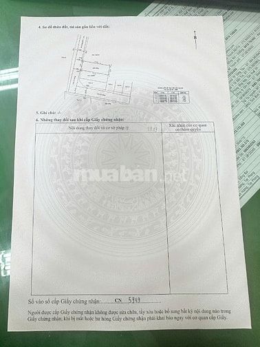 Bán Lô Đất Hẻm Xe Hơi 120/4/3 Đường Số 4, Phường 16, Quận Gò Vấp (cũ)