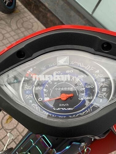xe wave đỏ như hình cần bán. Xem xe ở Quận 12