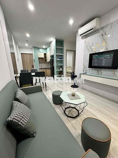 Cho thuê căn hộ 2PN full nội thất, thiết kế hiện đại, nhà mới 100%, gi