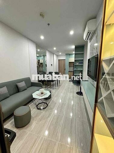 Cho thuê căn hộ 2PN full nội thất, thiết kế hiện đại, nhà mới 100%, gi