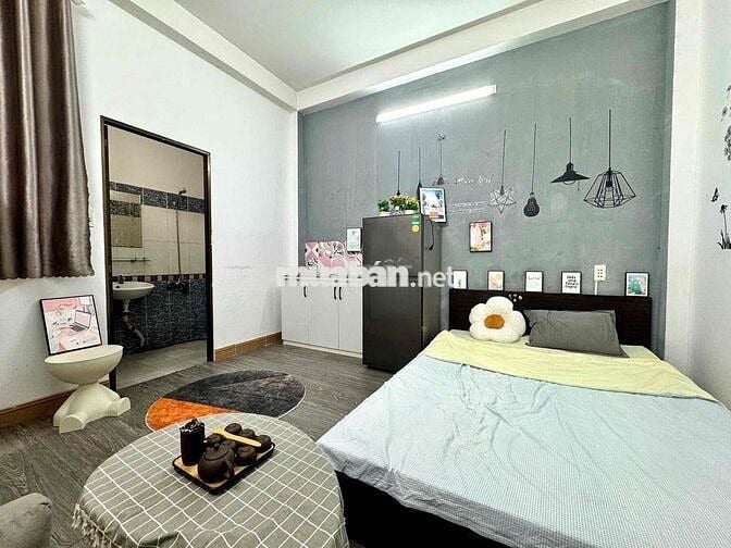 🔴 Studio siêu xinh full nội thất - Ngay gần Emart Phan Huy Ích