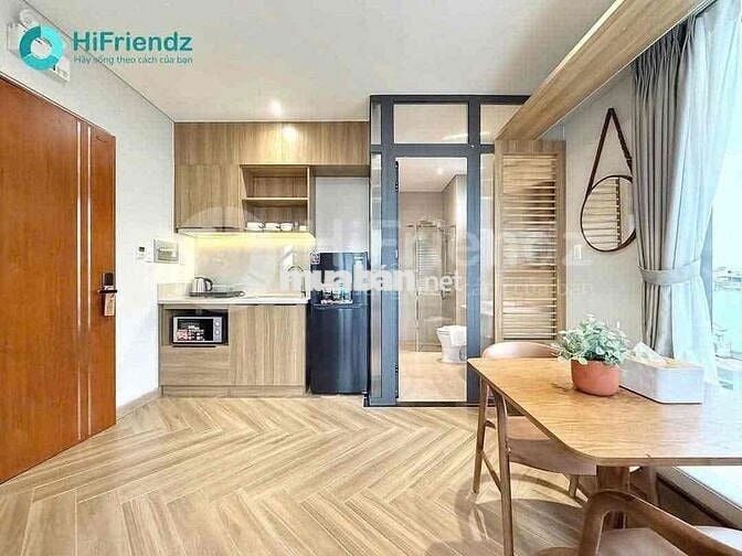 CHO THUÊ CĂN HỘ 2 BAN CÔNG NGAY ĐINH TIÊN HOÀNG FULL NỘI THẤT GIÁ RẺ