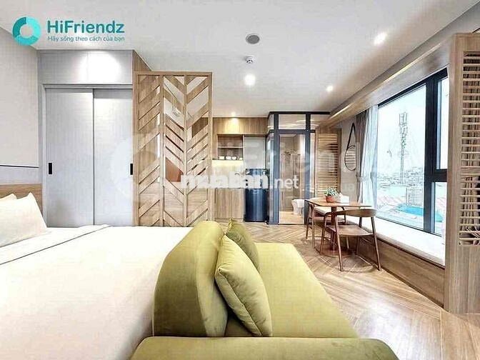 CHO THUÊ CĂN HỘ 2 BAN CÔNG NGAY ĐINH TIÊN HOÀNG FULL NỘI THẤT GIÁ RẺ