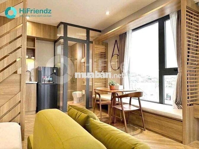 CHO THUÊ CĂN HỘ 2 BAN CÔNG NGAY ĐINH TIÊN HOÀNG FULL NỘI THẤT GIÁ RẺ