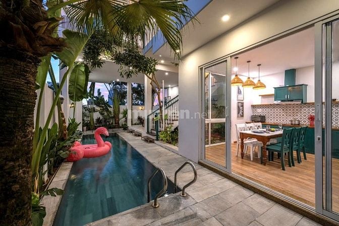 Villa 4 Phòng Ngủ Có Hồ Bơi Sân Vườn Siêu Rộng Đầy Đủ Tiện Nghi